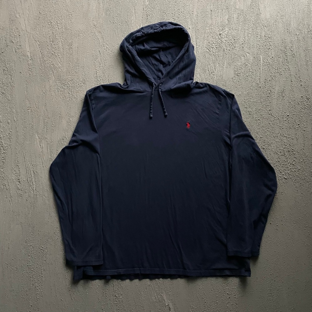 Polo Ralph Lauren Hoodie Mens XXL Navy Blue